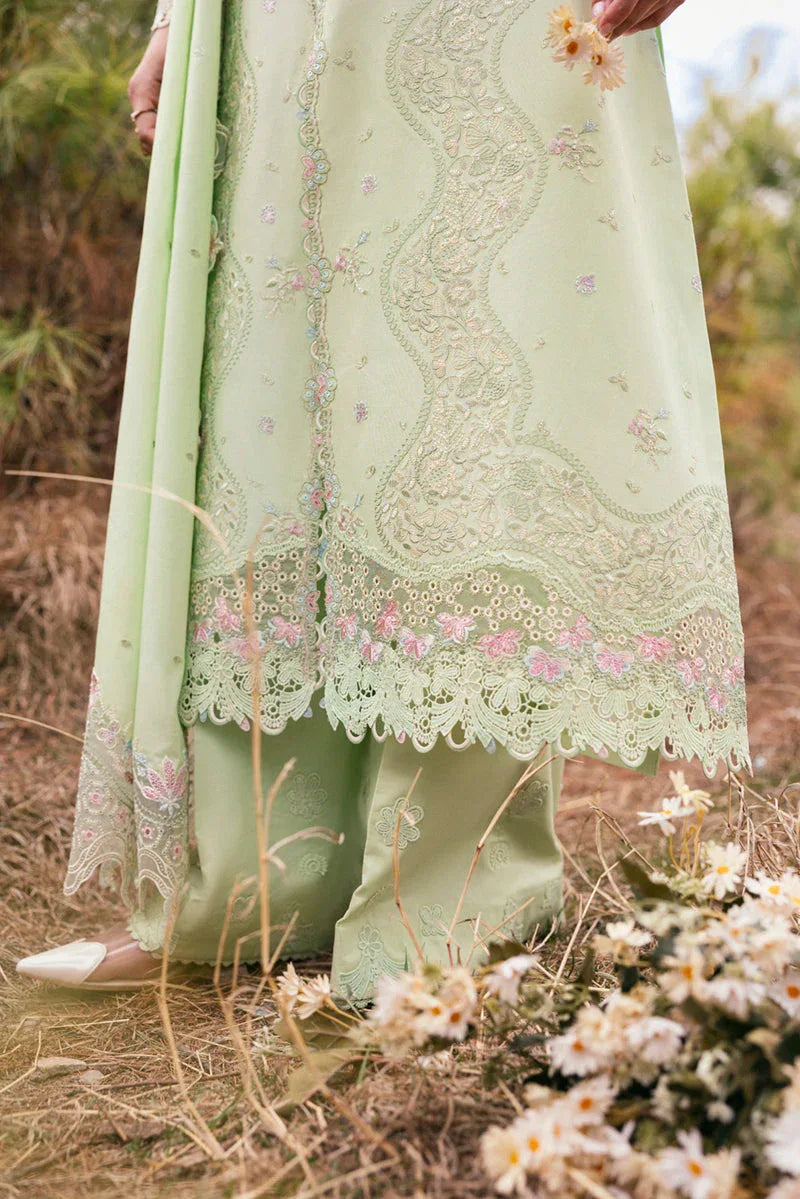Qalamkar | Qlinekari Lawn | DC-14 Meline - Aqsa Fabrics