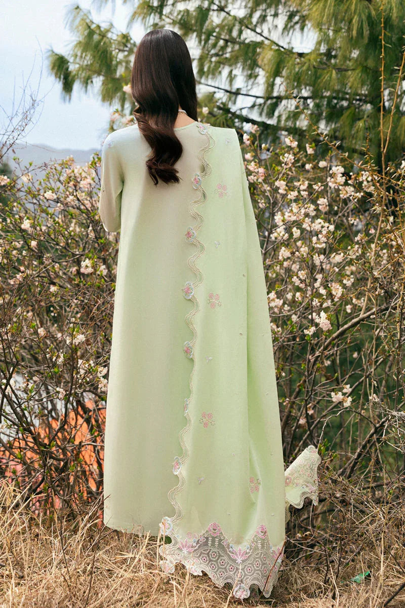 Qalamkar | Qlinekari Lawn | DC-14 Meline - Aqsa Fabrics