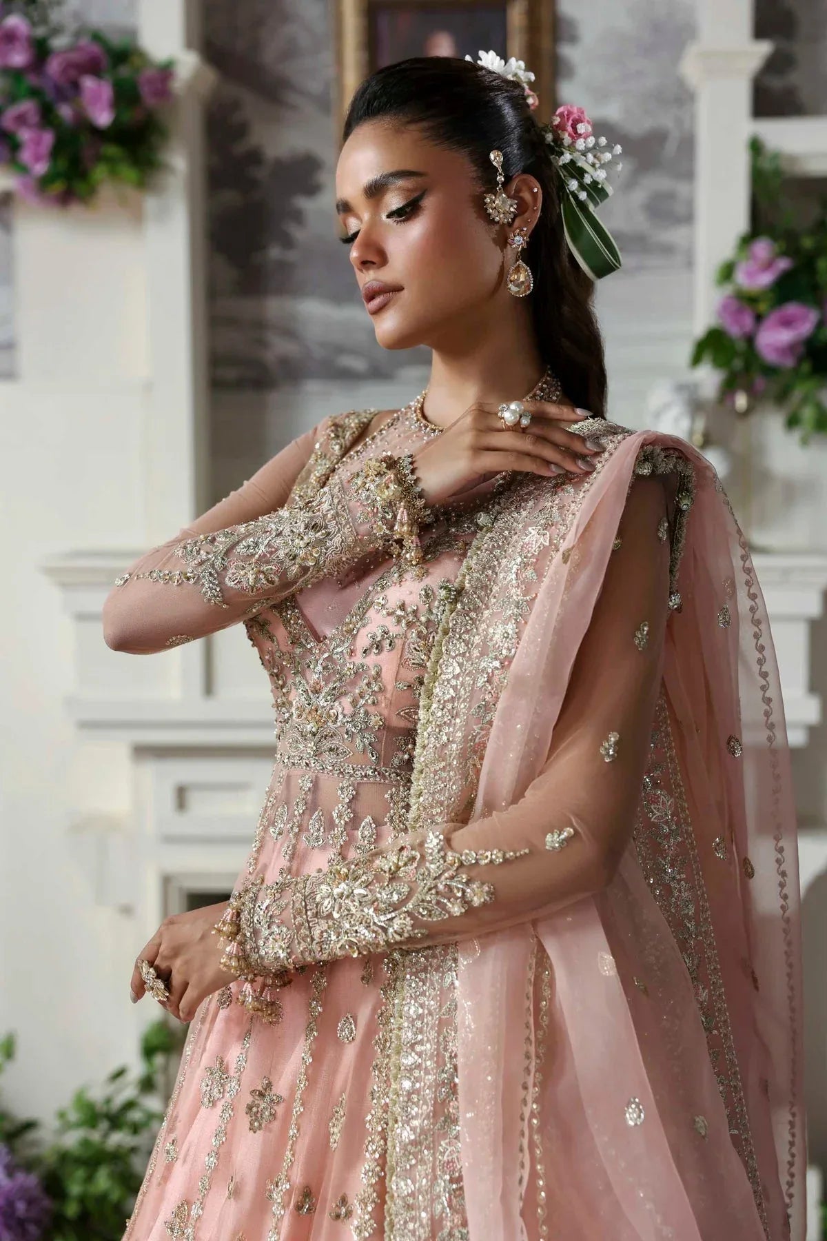 Akbar Aslam | Deewani Wedding Formals | Sanoura - Aqsa Fabrics