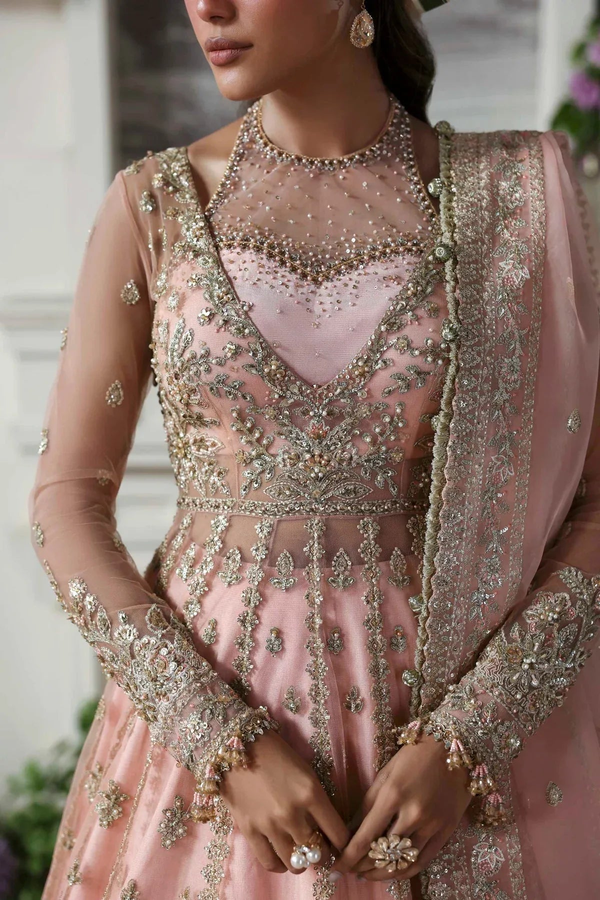 Akbar Aslam | Deewani Wedding Formals | Sanoura - Aqsa Fabrics