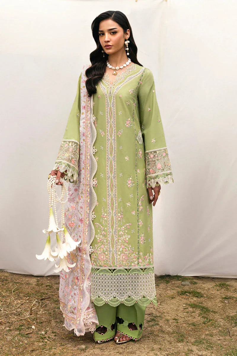Qalamkar | Qlinekari Lawn | DC-01 Lovisa - Aqsa Fabrics