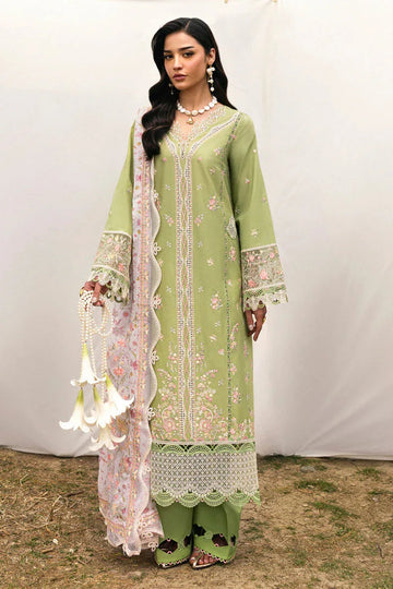 Qalamkar | Qlinekari Lawn | DC-01 Lovisa - Aqsa Fabrics