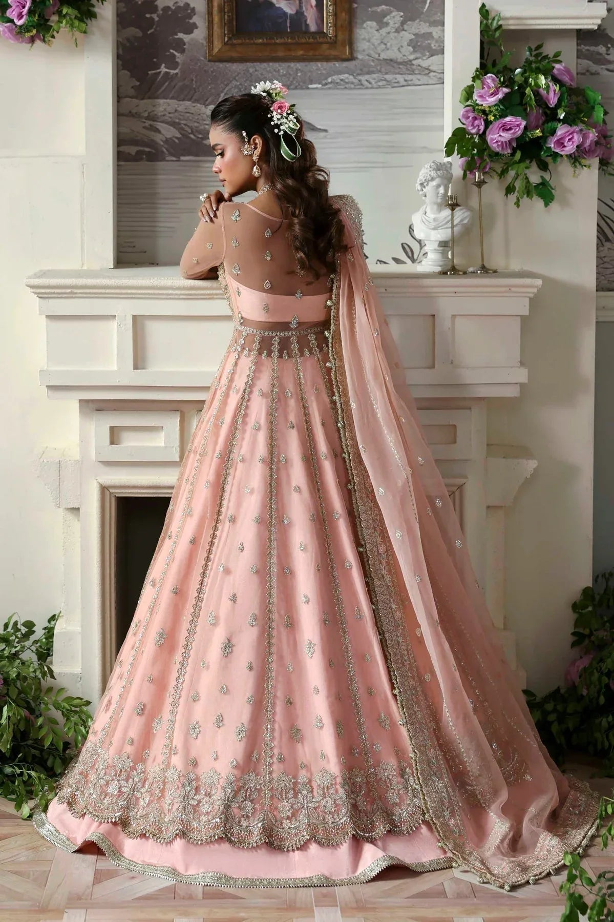 Akbar Aslam | Deewani Wedding Formals | Sanoura - Aqsa Fabrics