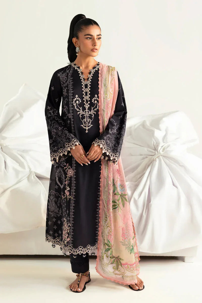 Qalamkar | Q Prints 2025 | PQ-09 NORA - Aqsa Fabrics