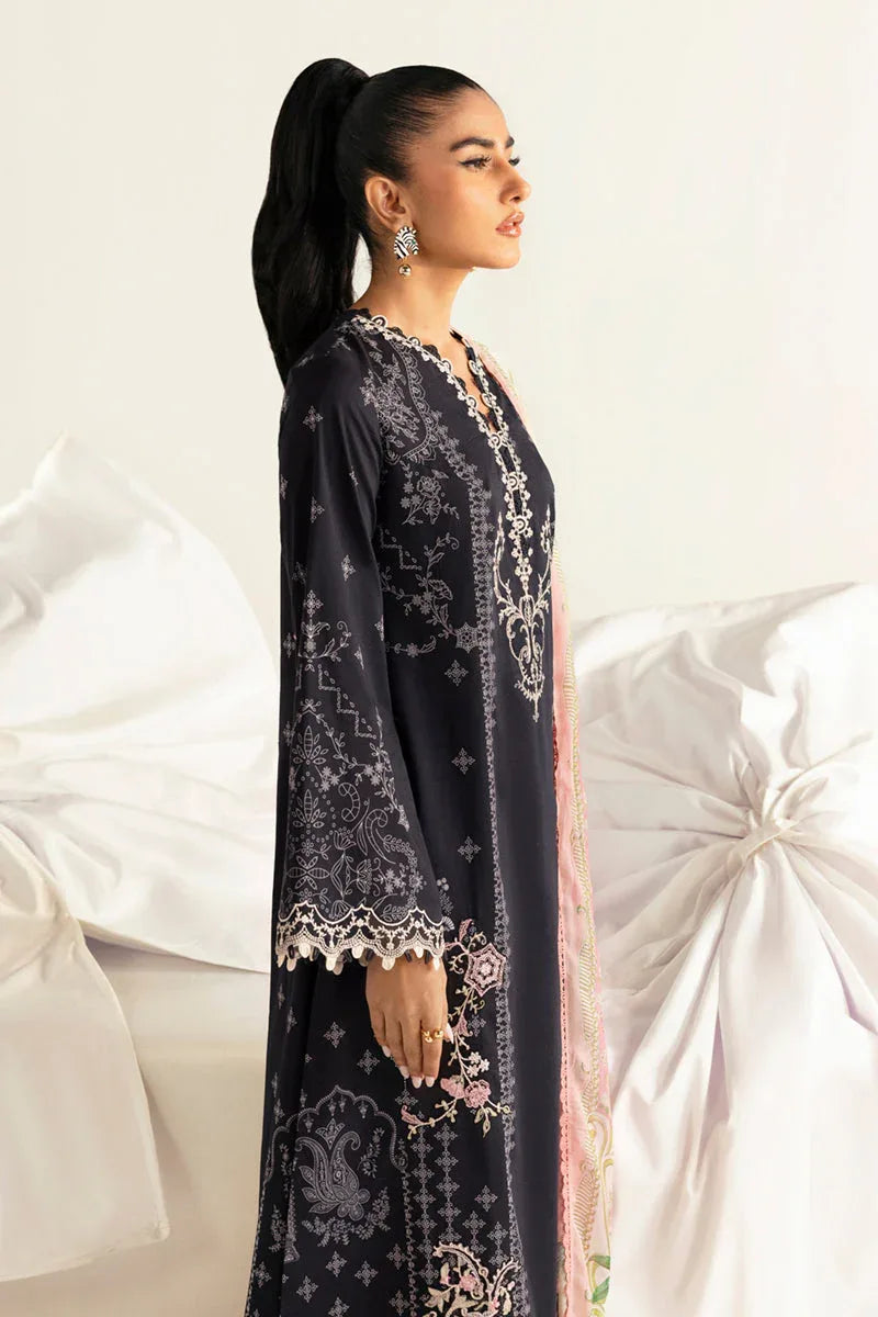 Qalamkar | Q Prints 2025 | PQ-09 NORA - Aqsa Fabrics