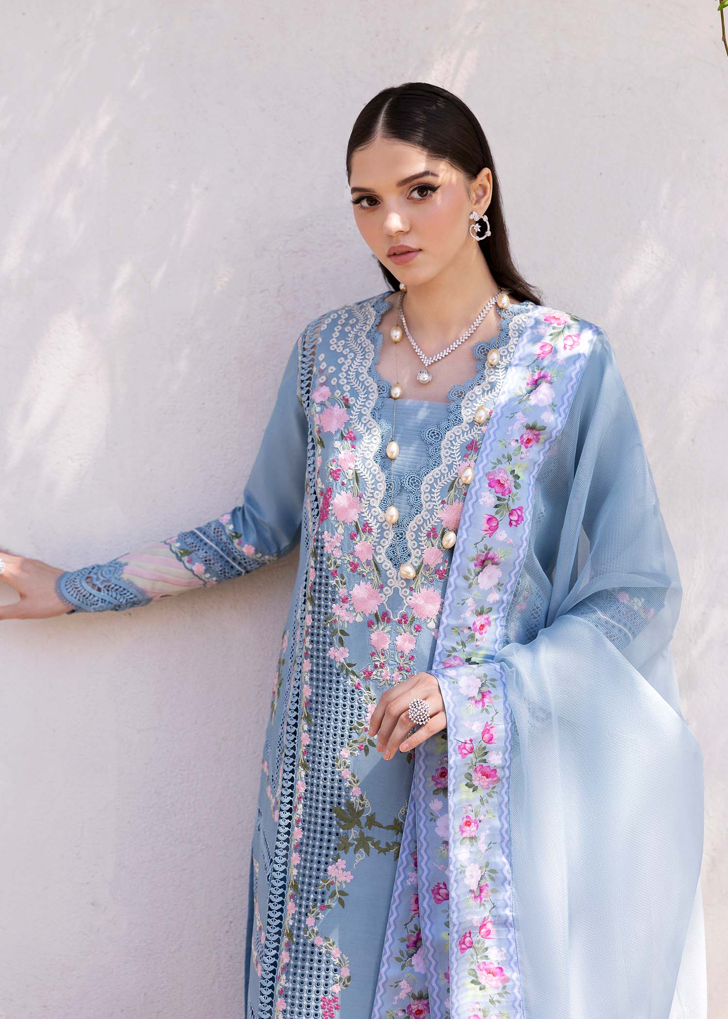 Saira Shakira | Bloom Lawn 25 | ZERENE 1-B - Aqsa Fabrics
