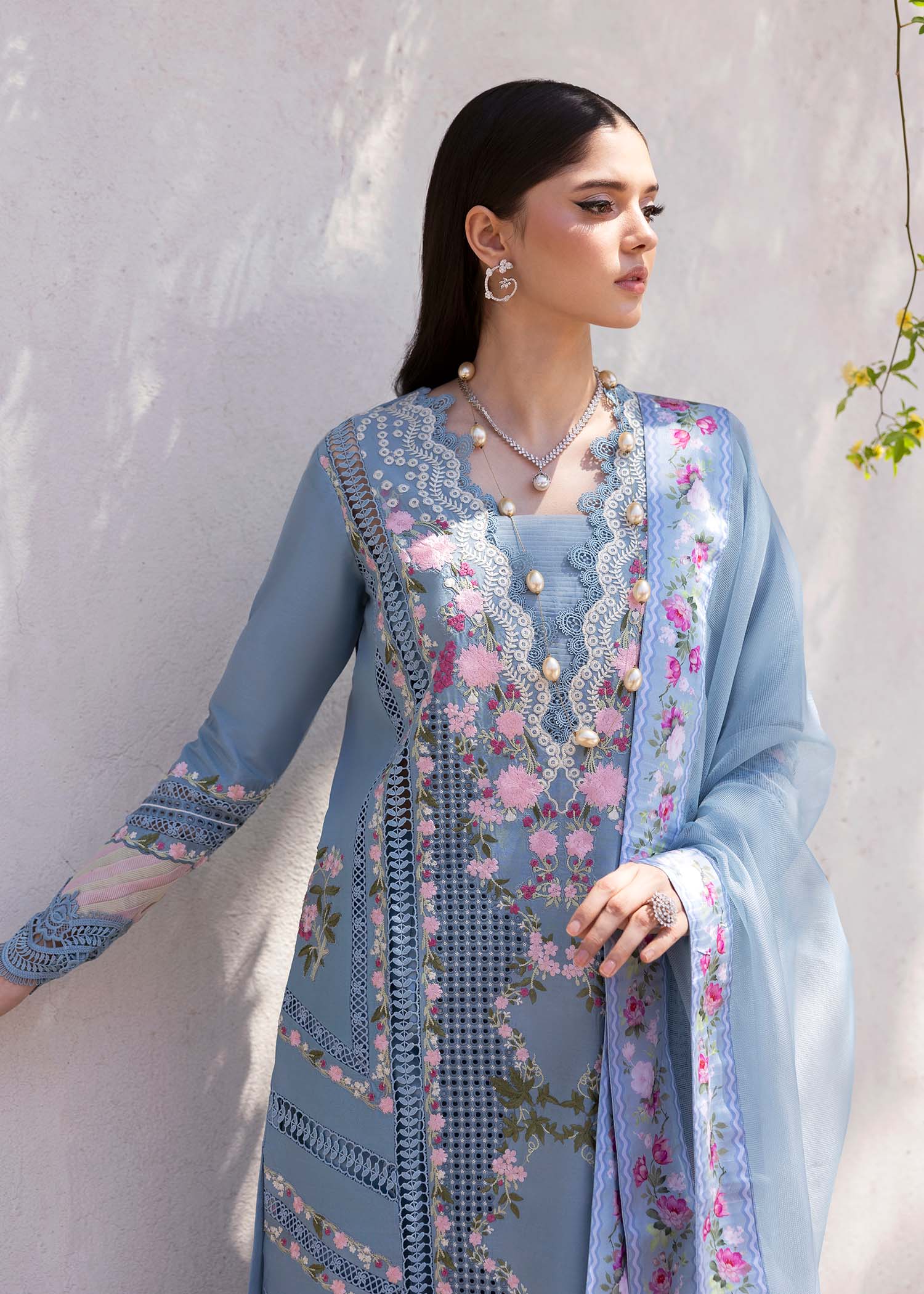 Saira Shakira | Bloom Lawn 25 | ZERENE 1-B - Aqsa Fabrics