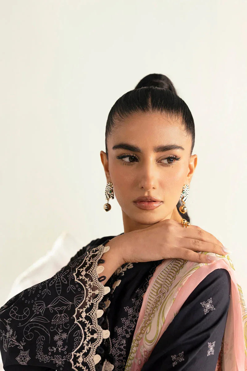Qalamkar | Q Prints 2025 | PQ-09 NORA - Aqsa Fabrics