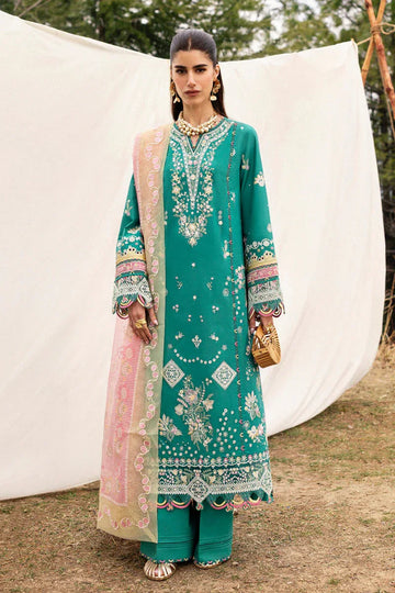 Qalamkar | Qlinekari Lawn | DC-08 Elida - Aqsa Fabrics
