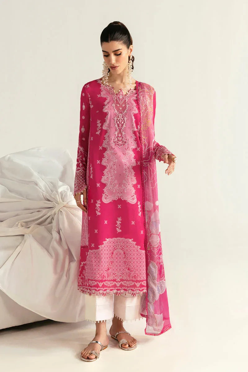 Qalamkar | Q Prints 2025 | PQ-06 VEDA - Aqsa Fabrics