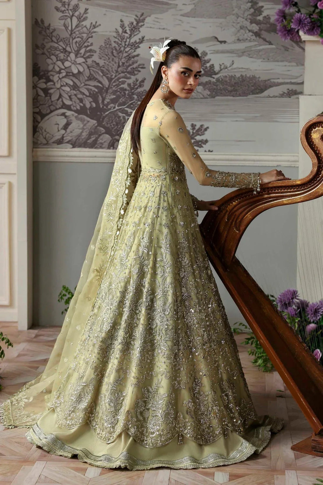 Akbar Aslam | Deewani Wedding Formals | Mintara - Aqsa Fabrics