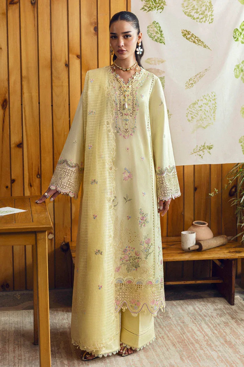 Qalamkar | Qlinekari Lawn | DC-04 Keva - Aqsa Fabrics