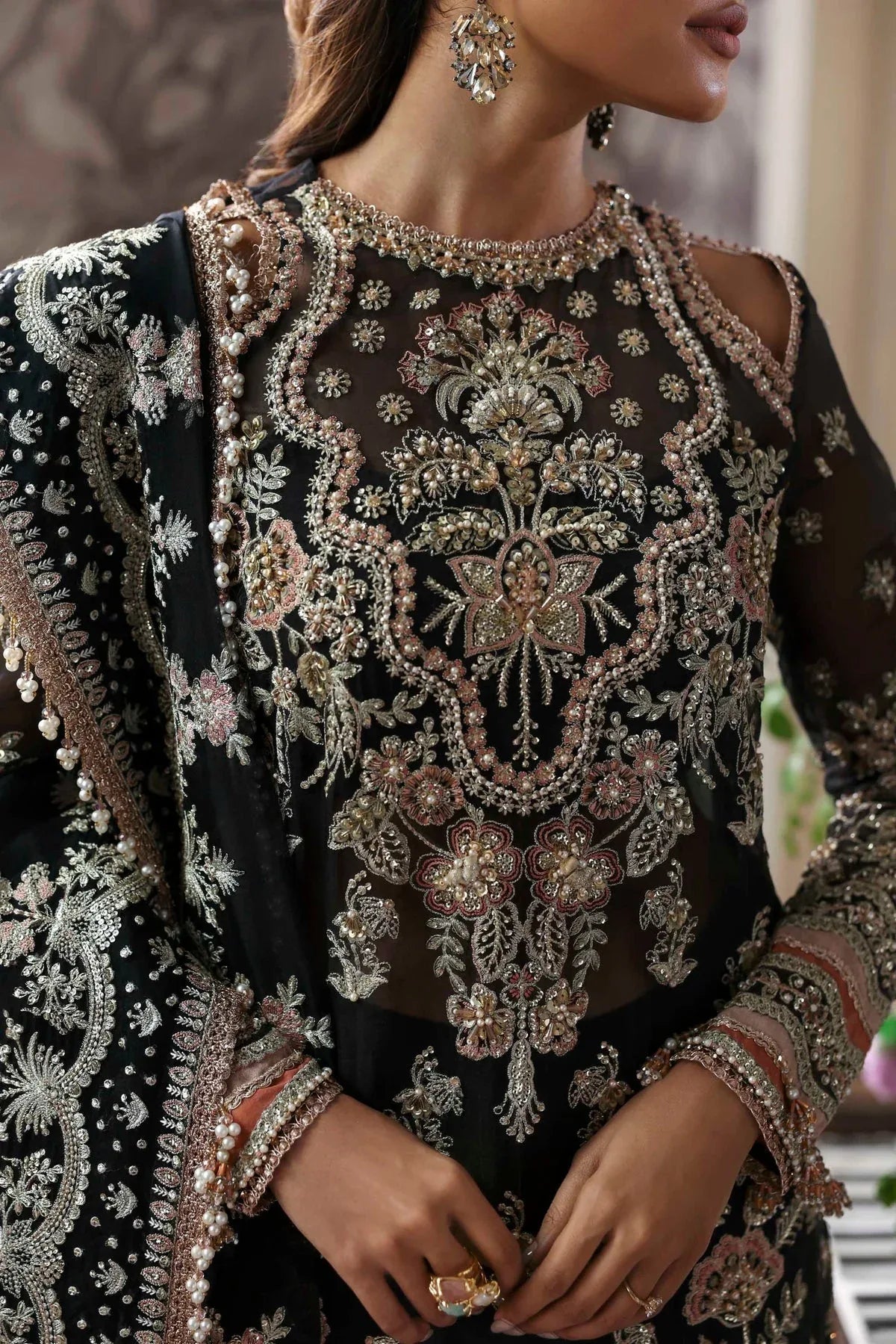 Akbar Aslam | Deewani Wedding Formals | Nocturne - Aqsa Fabrics