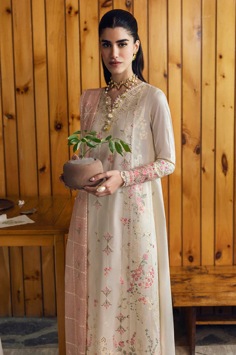 Qalamkar | Qlinekari Lawn | DC-07 Tyrah - Aqsa Fabrics