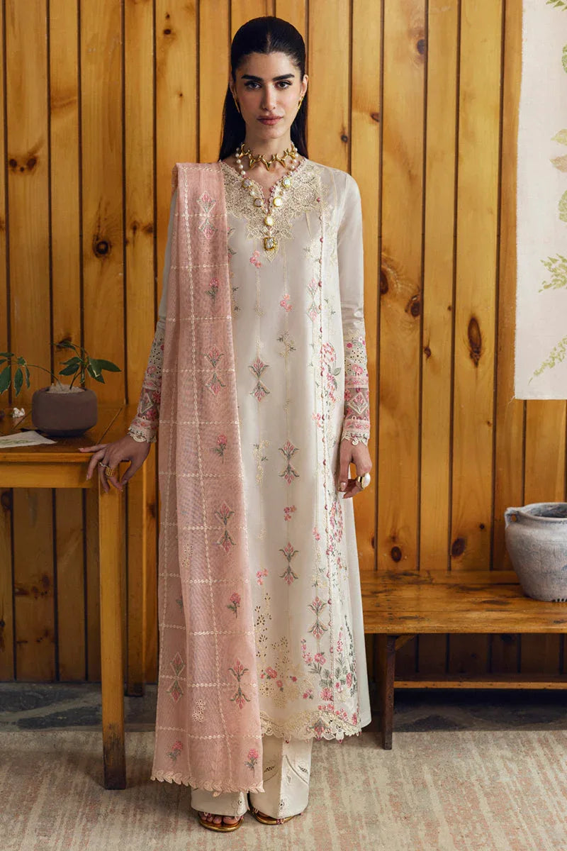 Qalamkar | Qlinekari Lawn | DC-07 Tyrah - Aqsa Fabrics