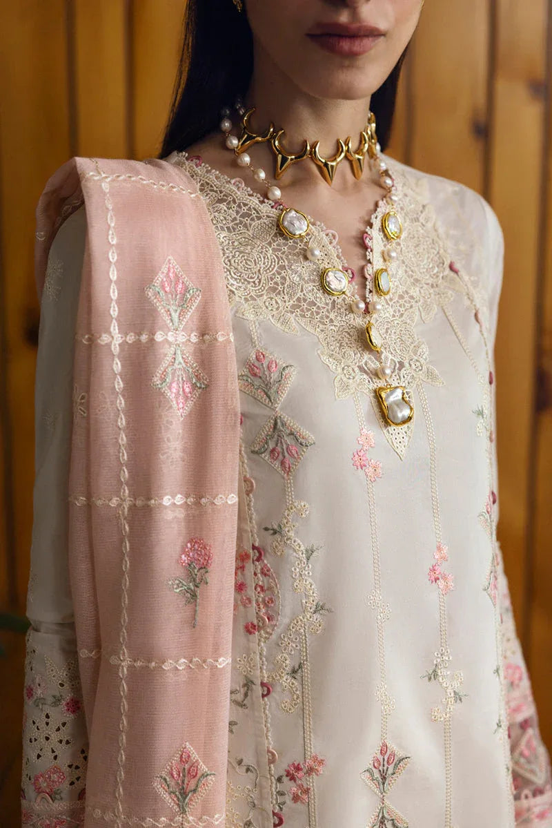 Qalamkar | Qlinekari Lawn | DC-07 Tyrah - Aqsa Fabrics