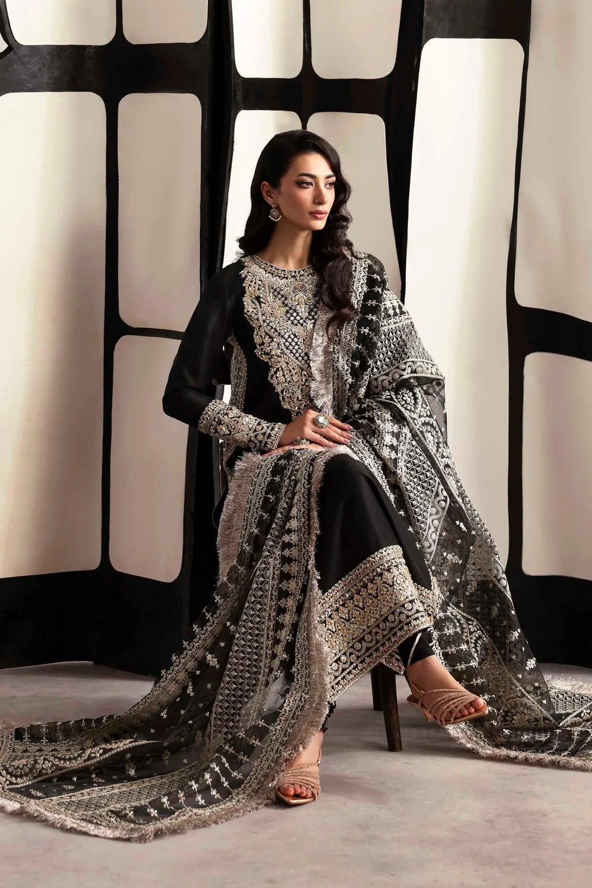 Akbar Aslam | Luxury Formals 25 | Onyx - Aqsa Fabrics