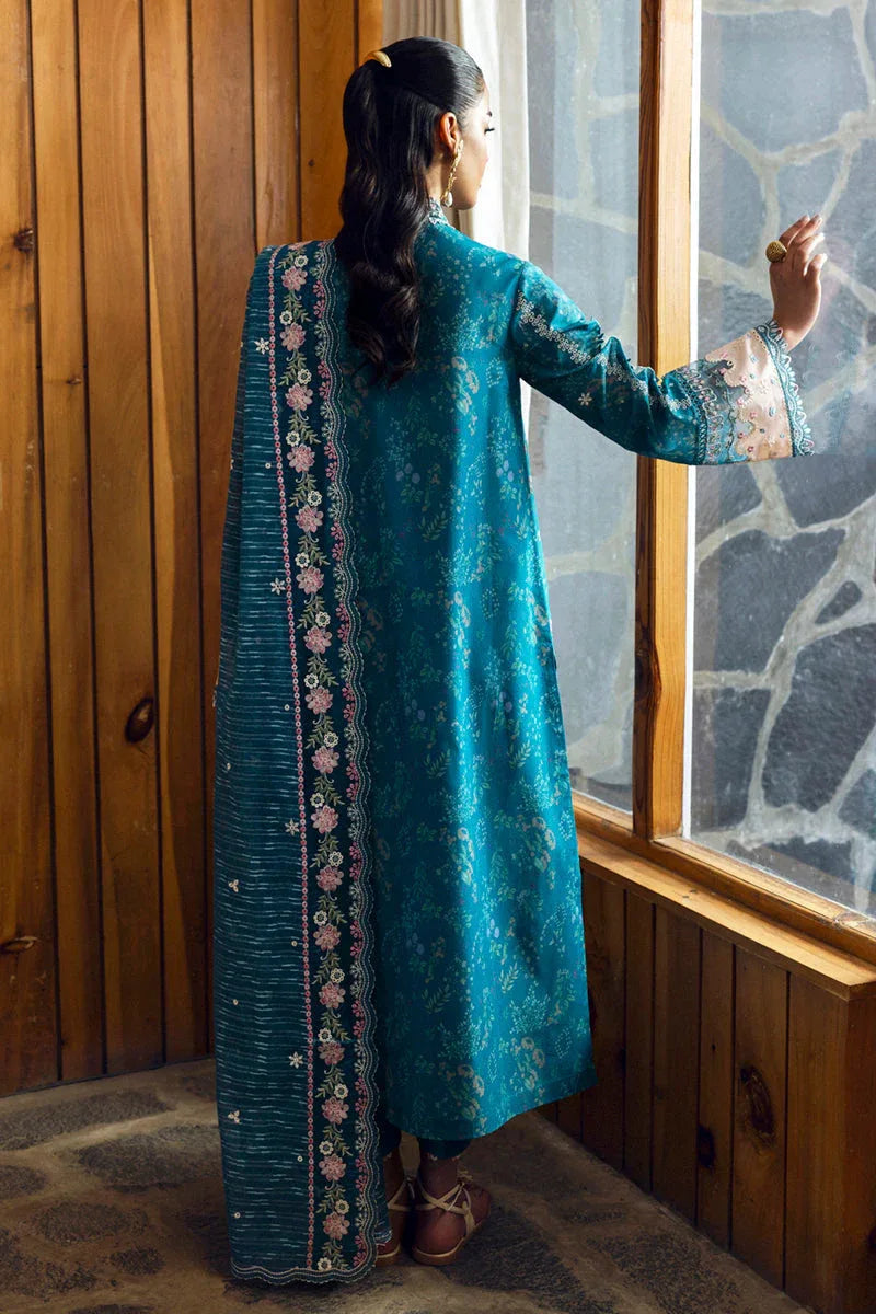 Qalamkar | Qlinekari Lawn | DC-10 Fina - Aqsa Fabrics