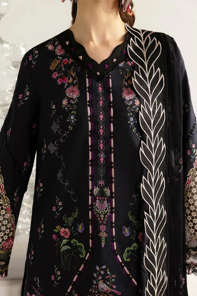 Qalamkar | Q Prints 2025 | PQ-03 RIDA - Aqsa Fabrics