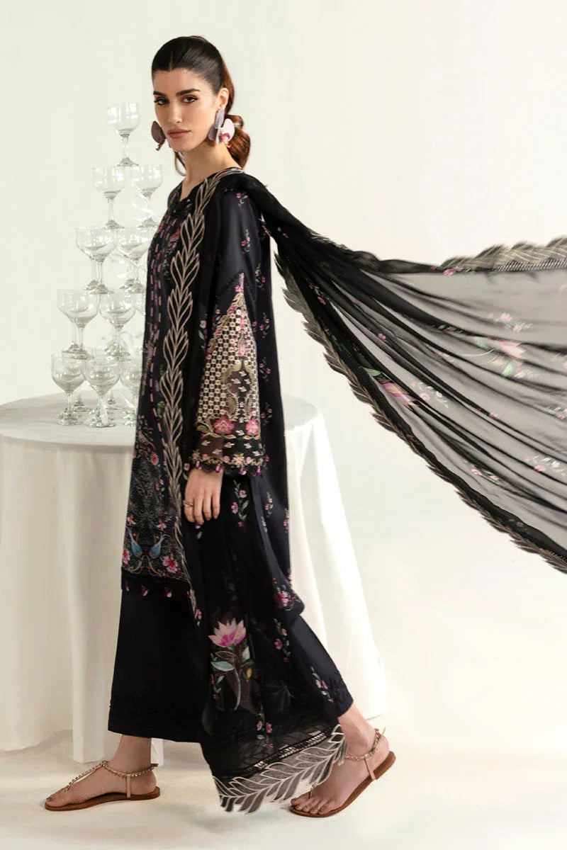 Qalamkar | Q Prints 2025 | PQ-03 RIDA - Aqsa Fabrics