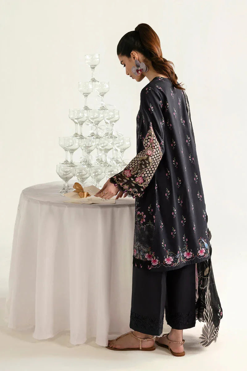 Qalamkar | Q Prints 2025 | PQ-03 RIDA - Aqsa Fabrics