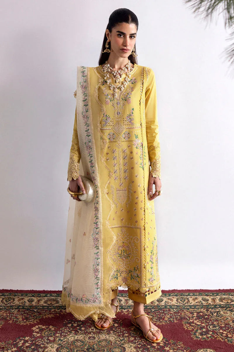 Qalamkar | Qlinekari Lawn | DC-09 Enya - Aqsa Fabrics