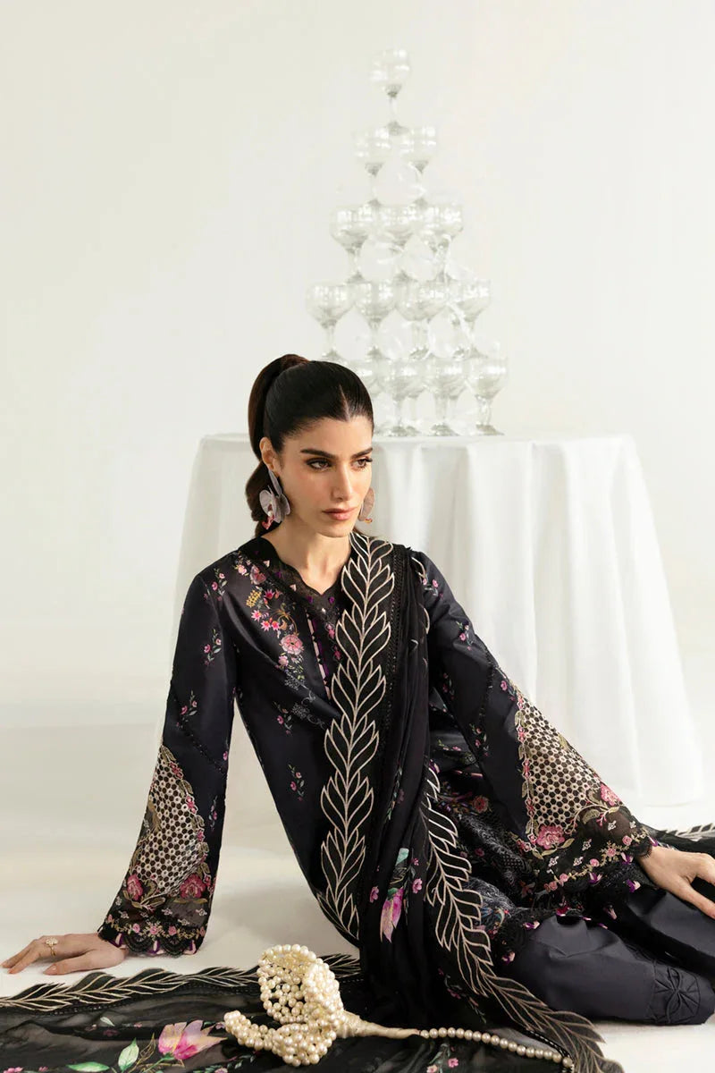 Qalamkar | Q Prints 2025 | PQ-03 RIDA - Aqsa Fabrics