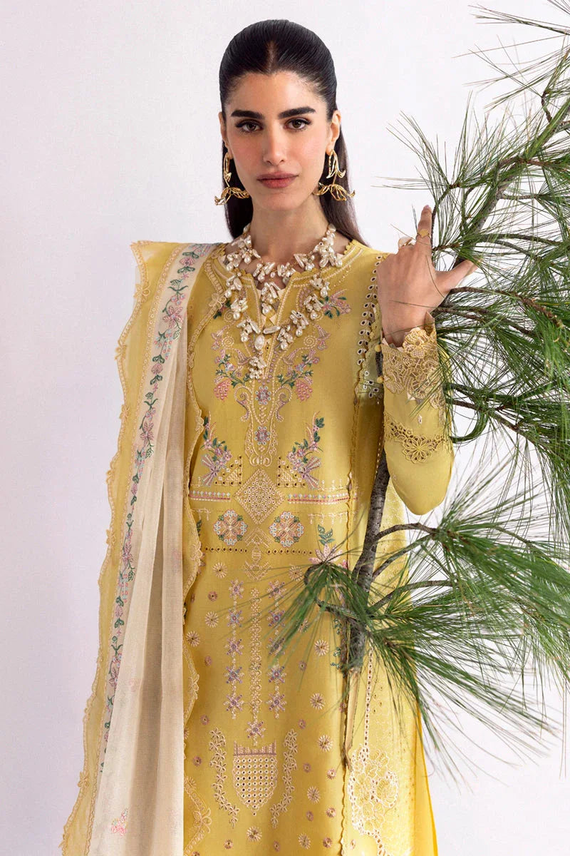 Qalamkar | Qlinekari Lawn | DC-09 Enya - Aqsa Fabrics