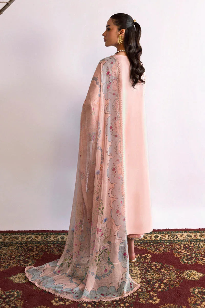 Qalamkar | Qlinekari Lawn | DC-11 Hedi - Aqsa Fabrics