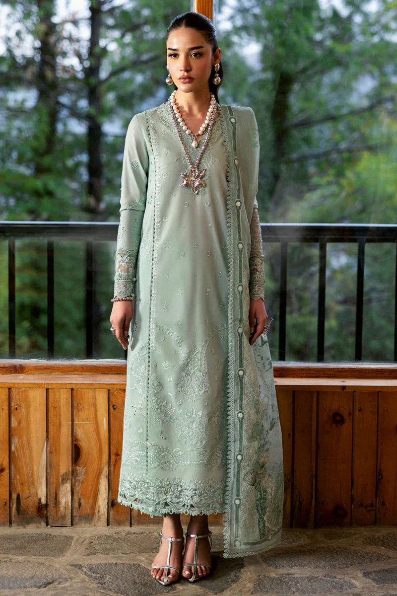 Qalamkar | Qlinekari Lawn | DC-15 Elira - Aqsa Fabrics