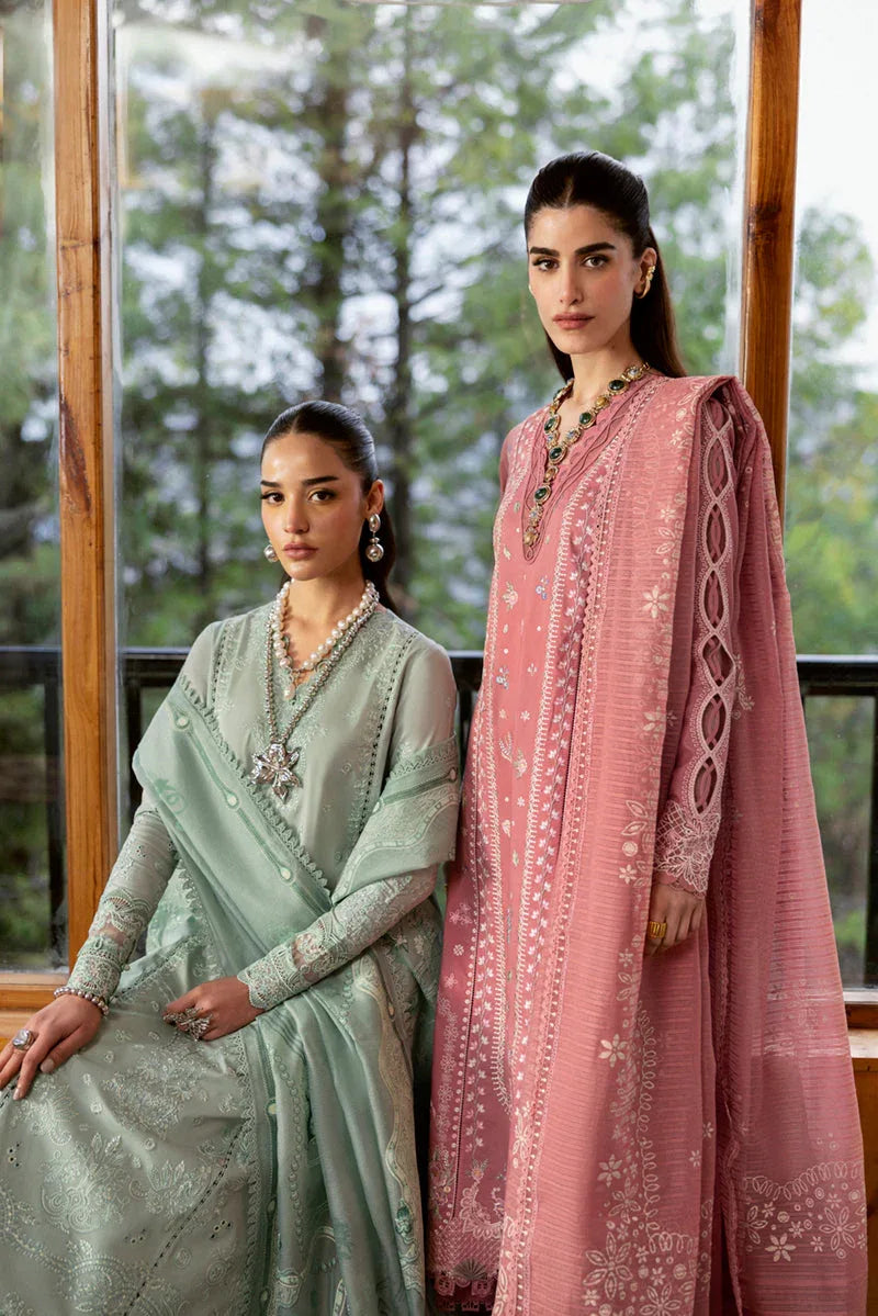 Qalamkar | Qlinekari Lawn | DC-03 Moya - Aqsa Fabrics