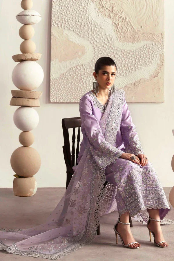 Akbar Aslam | Luxury Formals 25 | Champagne - Aqsa Fabrics