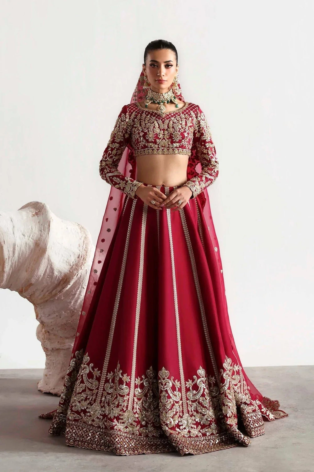 Akbar Aslam | Luxury Formals 25 | Rouge - Aqsa Fabrics