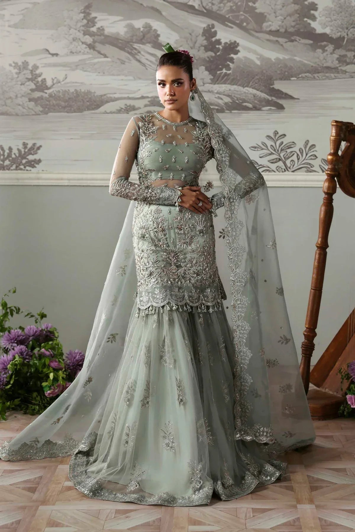 Akbar Aslam | Deewani Wedding Formals | Silvenza - Aqsa Fabrics