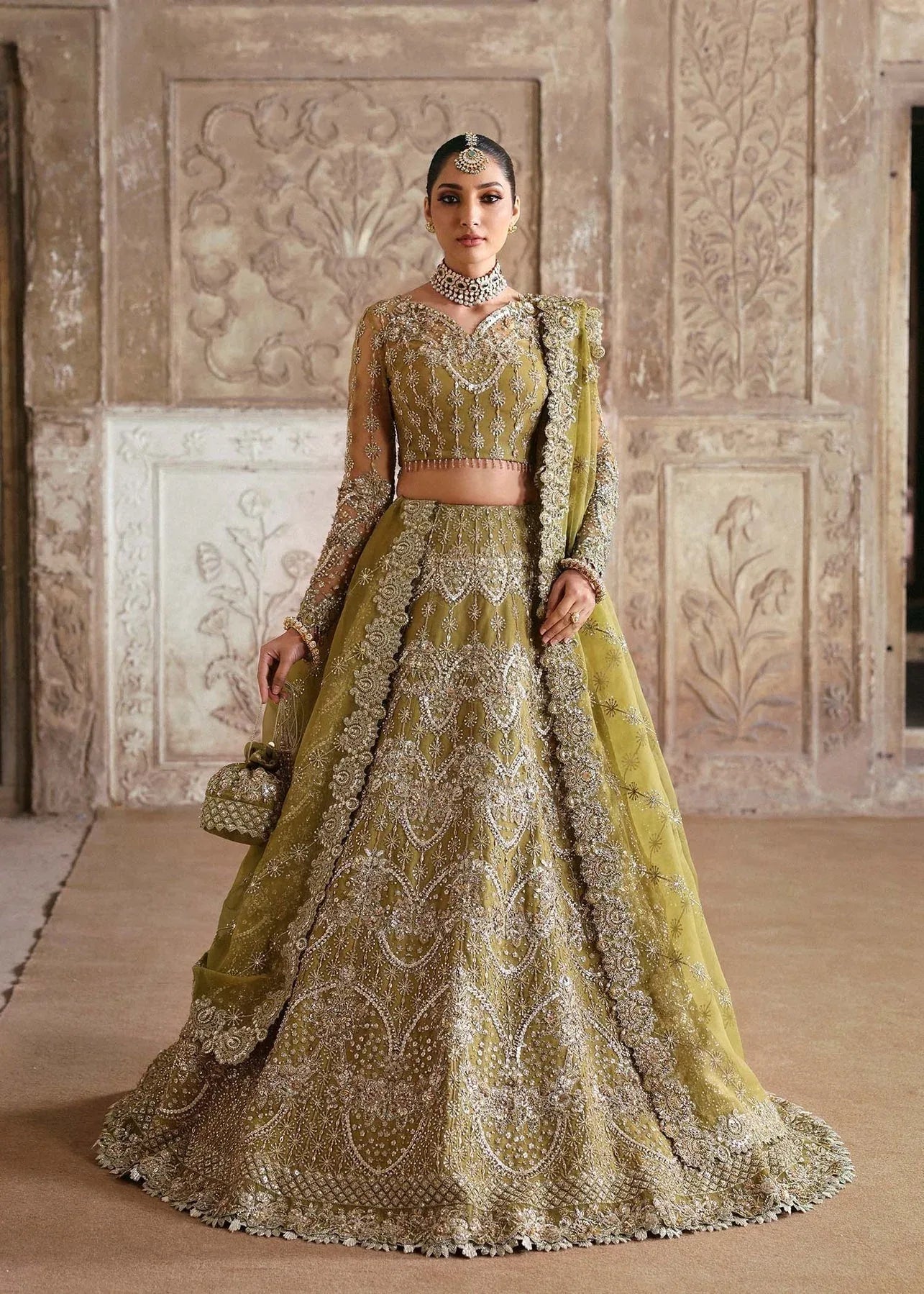 Akbar Aslam | Rajkumari Bridals | Zarnigar - Aqsa Fabrics