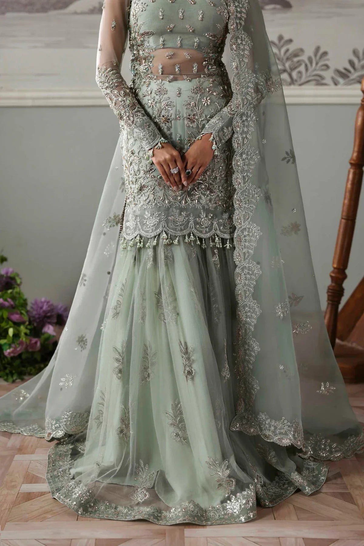 Akbar Aslam | Deewani Wedding Formals | Silvenza - Aqsa Fabrics