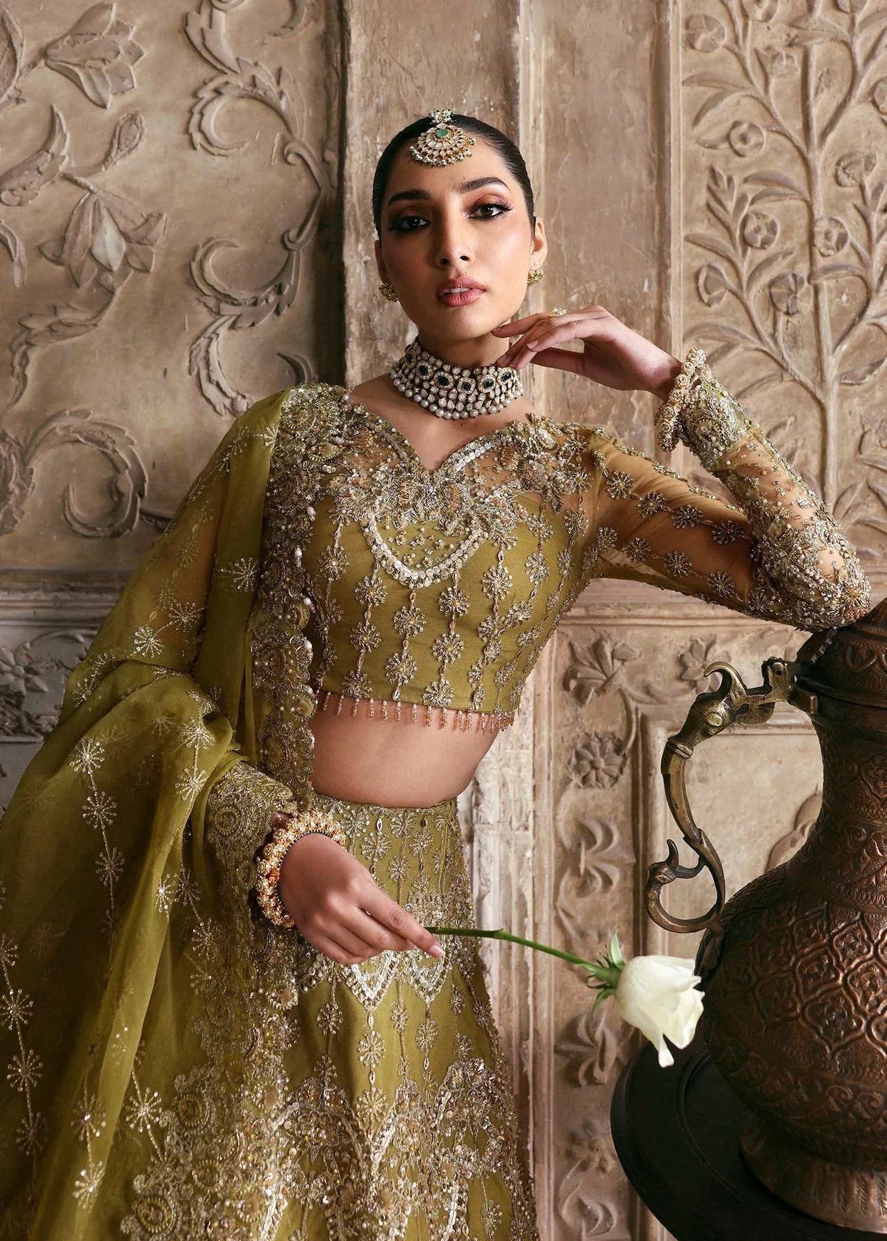 Akbar Aslam | Rajkumari Bridals | Zarnigar - Aqsa Fabrics