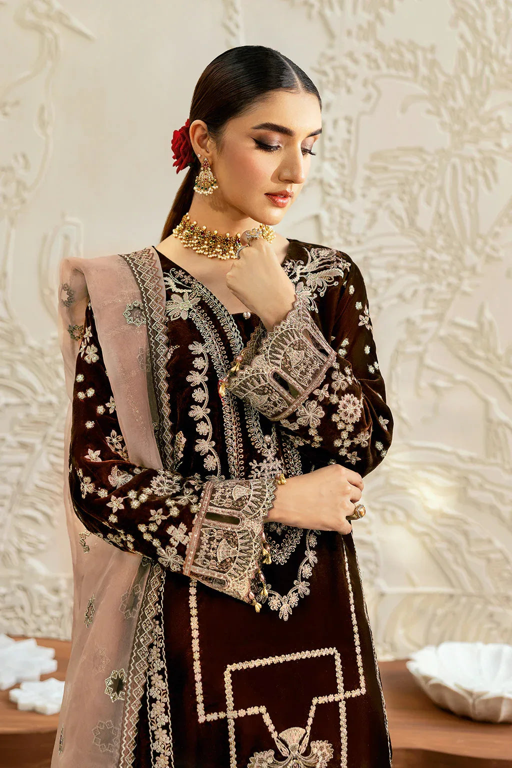 Ramsha | Velvet Collection | V-606 - Aqsa Fabrics