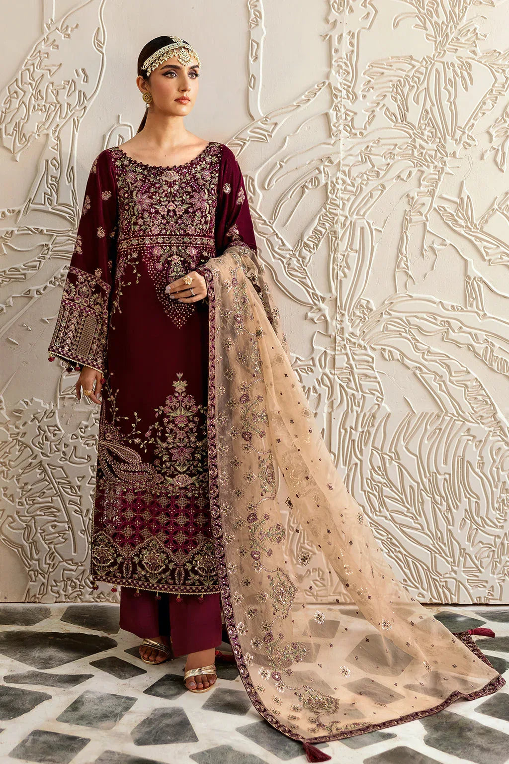 Ramsha | Velvet Collection | V-601 - Aqsa Fabrics