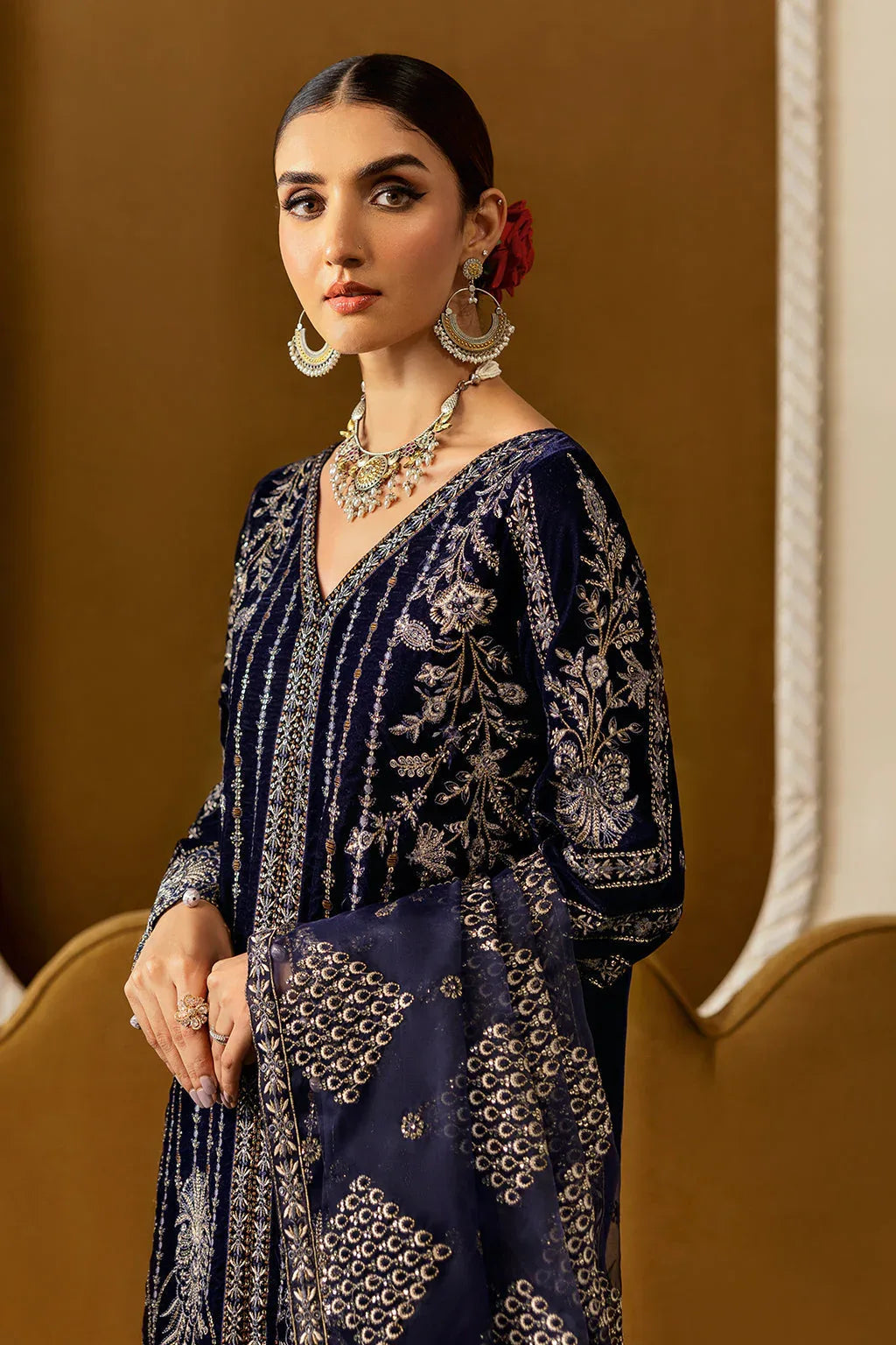 Ramsha | Velvet Collection | V-608 - Aqsa Fabrics