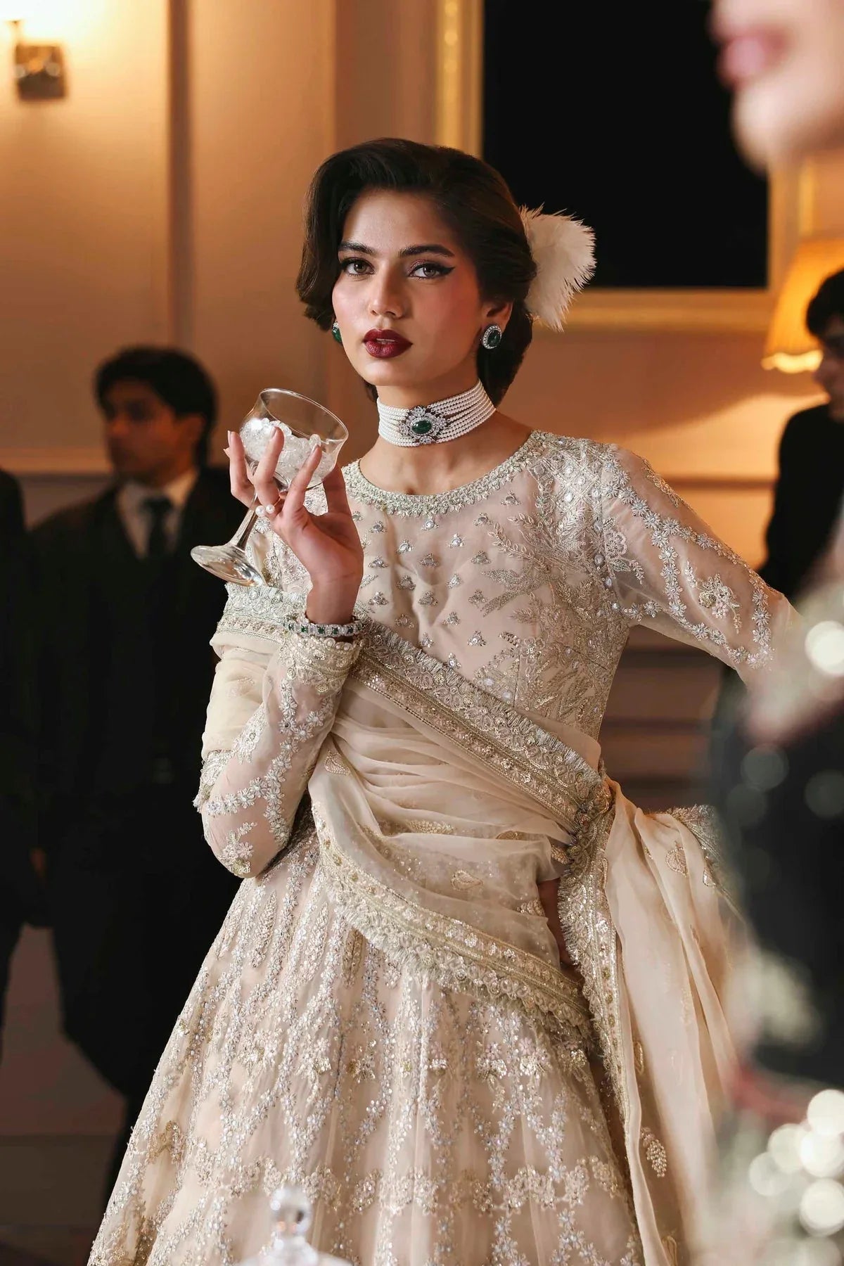 Akbar Aslam | Deewani Wedding Formals | Gulnisa - Aqsa Fabrics