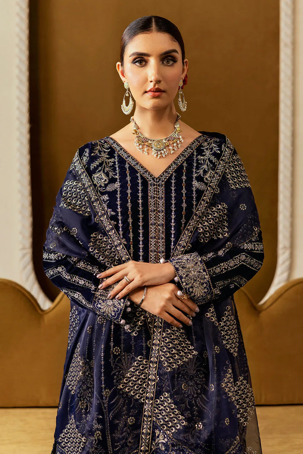Ramsha | Velvet Collection | V-608 - Aqsa Fabrics