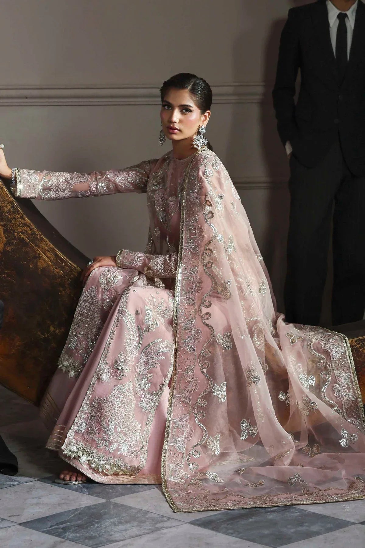 Akbar Aslam | Deewani Wedding Formals | Shahmeena - Aqsa Fabrics