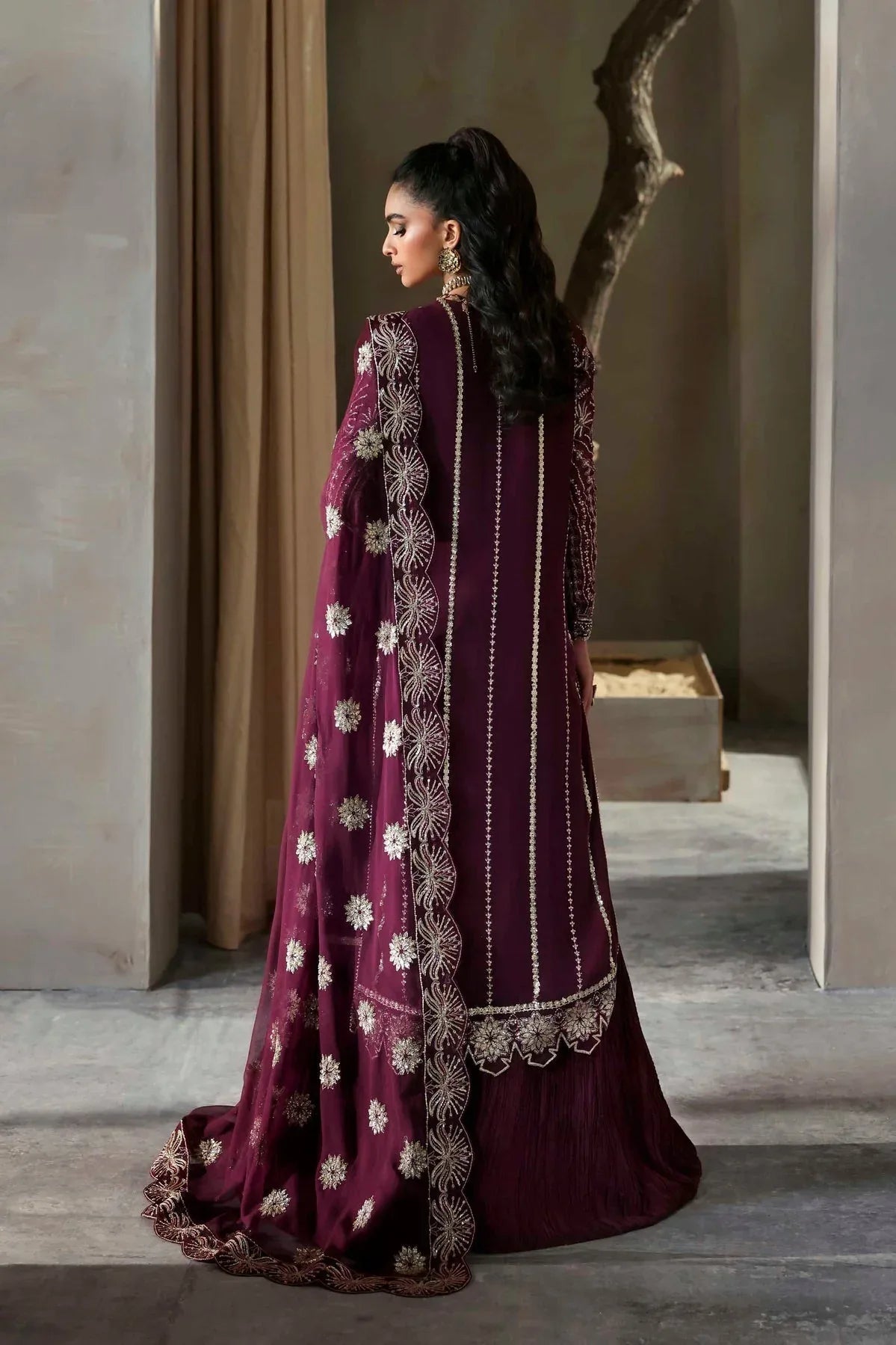 Akbar Aslam | Meeras Luxury Chiffon 25 | Mahin - Aqsa Fabrics