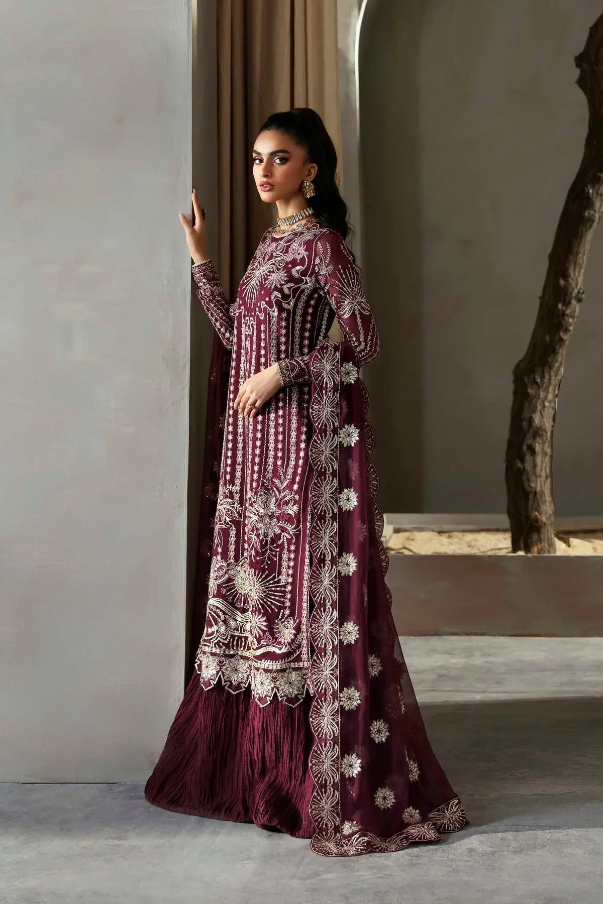 Akbar Aslam | Meeras Luxury Chiffon 25 | Mahin - Aqsa Fabrics