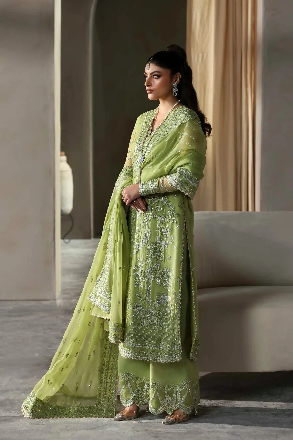Akbar Aslam | Meeras Luxury Chiffon 25 | Verdaz - Aqsa Fabrics