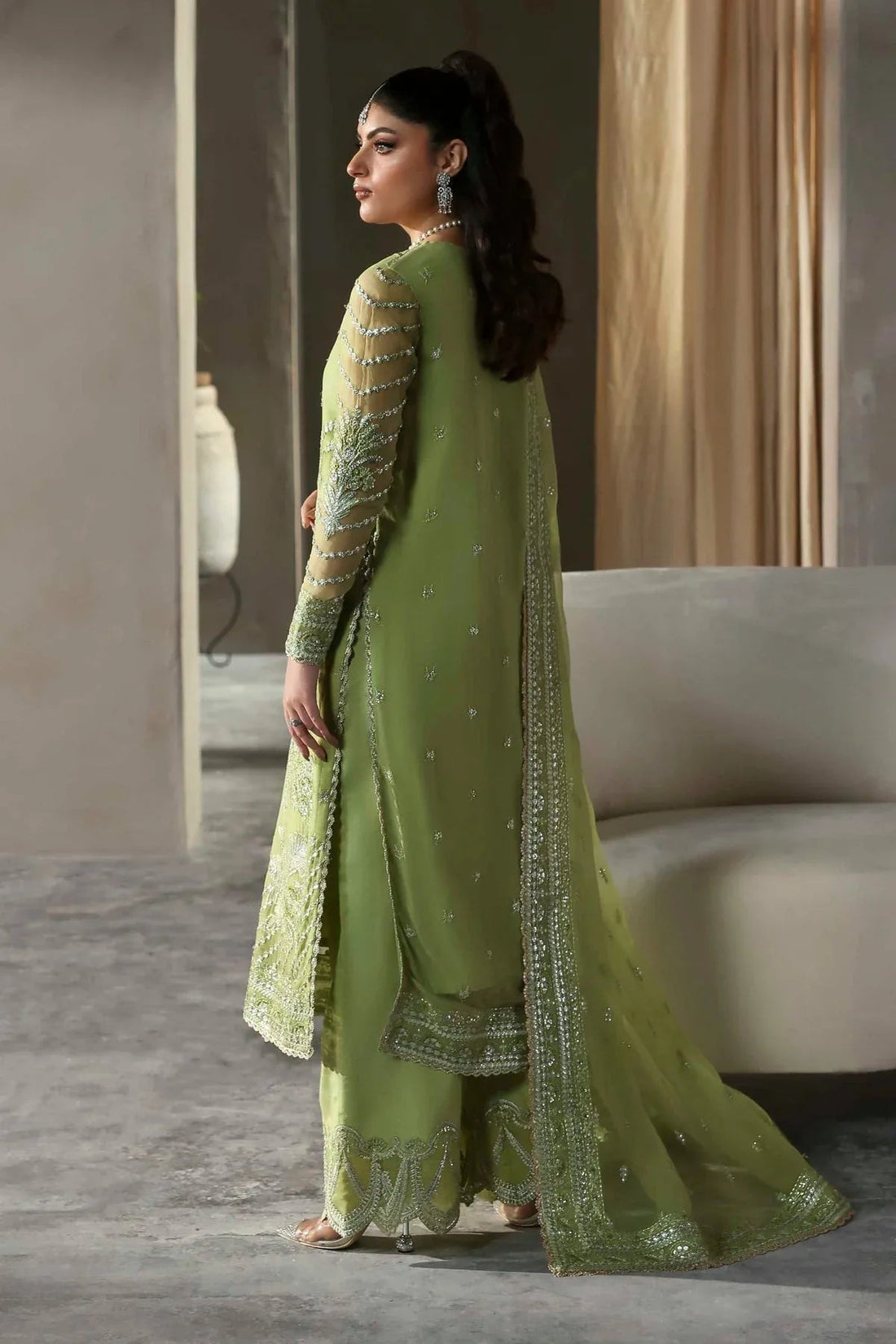 Akbar Aslam | Meeras Luxury Chiffon 25 | Verdaz - Aqsa Fabrics