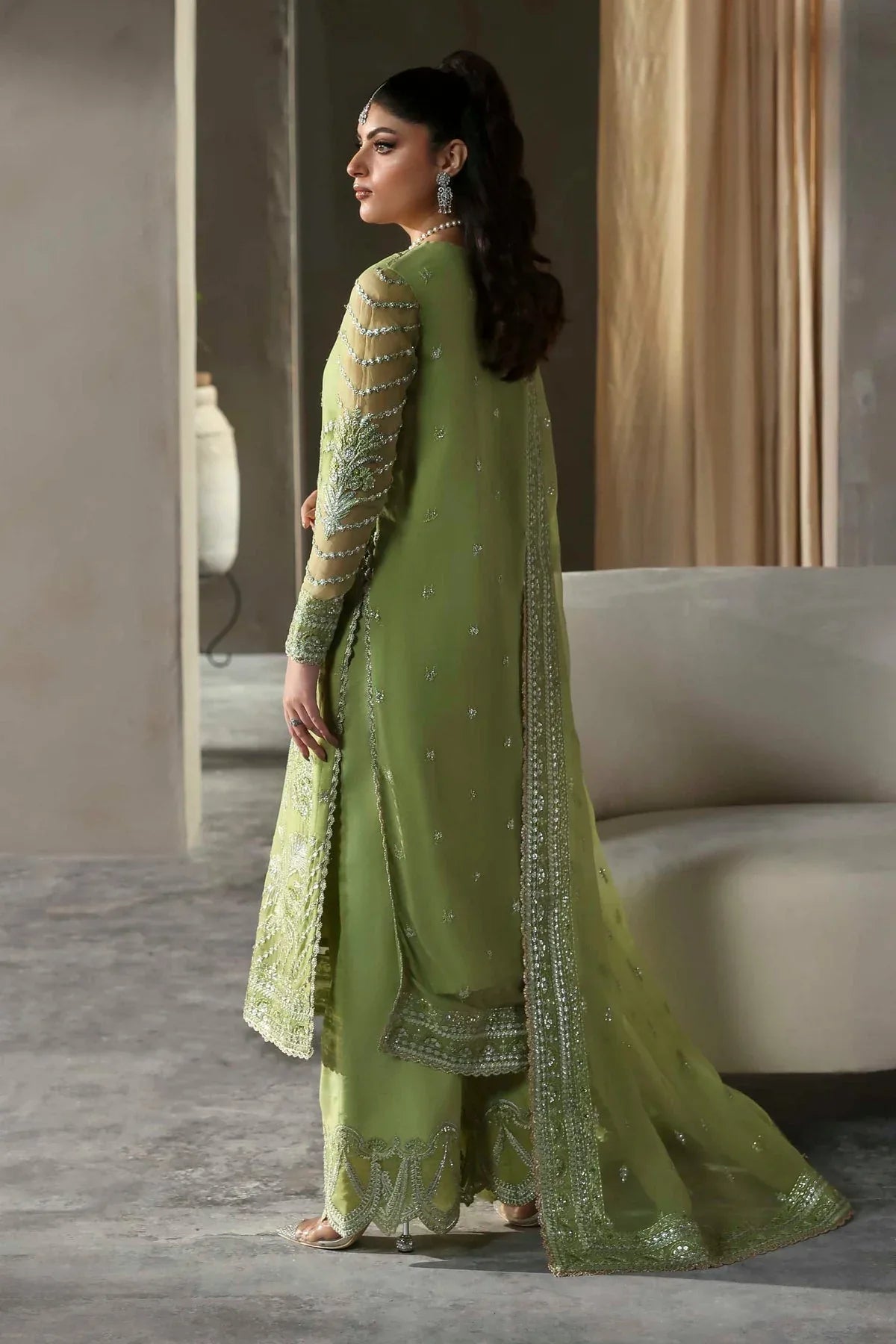Akbar Aslam | Meeras Luxury Chiffon 25 | Verdaz - Aqsa Fabrics