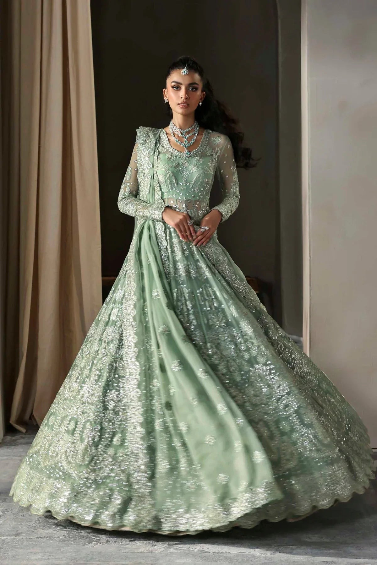 Akbar Aslam | Meeras Luxury Chiffon 25 | Hayal - Aqsa Fabrics