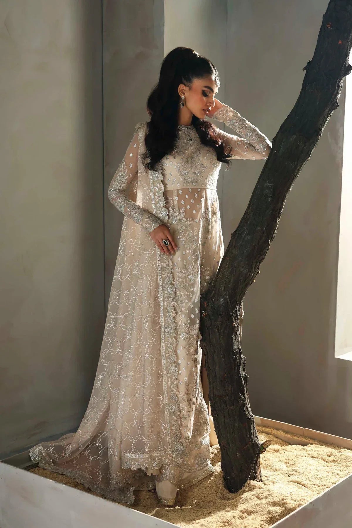 Akbar Aslam | Meeras Luxury Chiffon 25 | Sehrya - Aqsa Fabrics